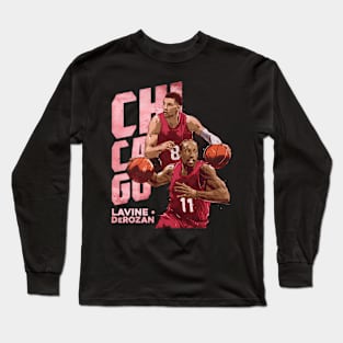 Demar Derozan Zach Lavine Chicago Duo Long Sleeve T-Shirt